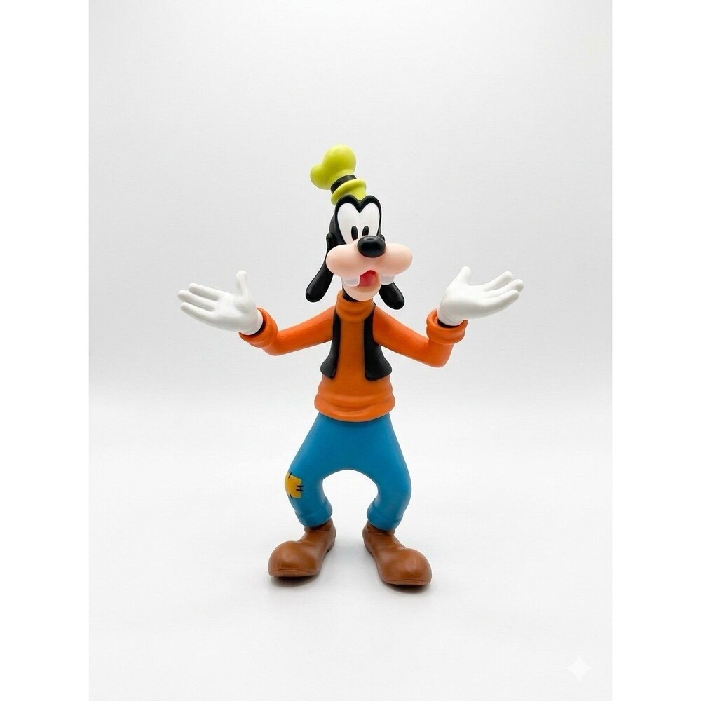Disney Parks Goofy Articulated Plastic Action Figure Toy 8" Collectible